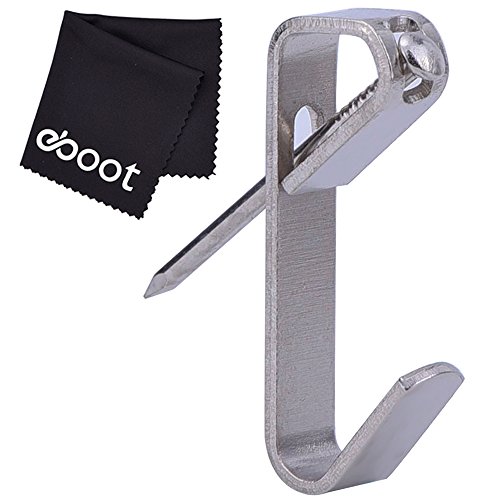 eBoot Bilder Aufhänge mit Nägeln, 100 Stück, Silber