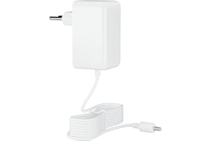 Adaptateur secteur Amazon 22 W de rechange (blanc) pour Amazon Echo Dot Max (modèle 2025)