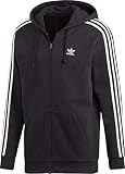 Regular fit adidas 3-Stripes FZ Sweatshirt, Hombre, Black, L