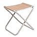 Produktbild Klapptisch Campingtisch Klappstuhl Starker Klappstuhl Leichter tragbarer Kleiner Klappstuhl für Camping, Angeln, Oxford, Aluminium, Super Comfort (Farbe : Kaqi Beige, Größe : 25.5X23.5X25cm)