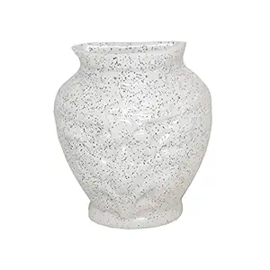 ShopMeFast Wall Hanging Ceramic Pots Ceramic Planters for Indoor Plants/Planters,Home Decor,Garden Decor,Office Decor,Decorative Succulents Pot (Color: White)(L:14 cm, W:6 cm, H:15.5 cm)