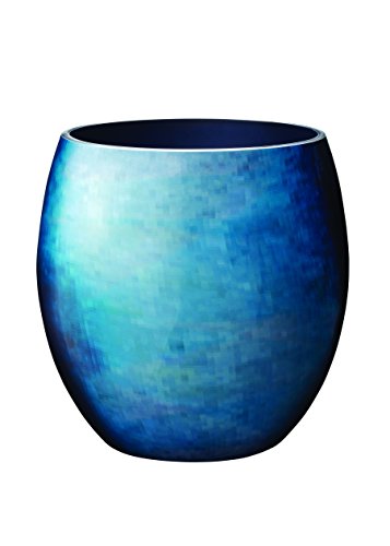 Stelton 451-21 Stockholm Vase, Durchmessser 166, mittel, Aluminium, horizon, 21 x 21 x 23 cm