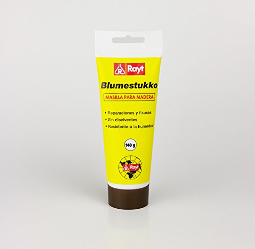 RAYT-BLUMESTUKKO MASTIC-608-95-Masilla en tubo sin disolventes para madera, cerezo - 140 gr