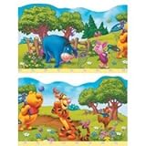  selbstklebende Tapeten-Borte / Bordüre Winnie the Pooh 5 m lang, 214 mm hoch