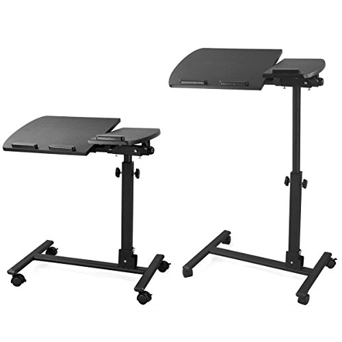 Yahee Laptoptisch Laptop Notebook Netbook Tisch auf Rollen verstellbar (59cm x 34,5cm) - 6