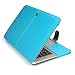 Produktbild HASESS Macbook Air 13-Zoll Weich Folio Hülsen Case Notebook Laptop Tasche Tragen Pouch Abdeckung für Apple Macbook Air 13.3" A1369 A1466 + Klar TPU EU/UK Tastatur Abdeckung + Klar LCD-Schirm-Schutz - Blau