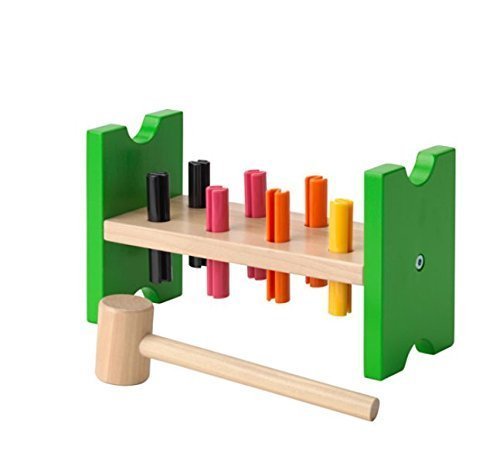 Preisvergleich Produktbild IKEA MULA 2016 new Toy hammering block, multicolour by Toy hammering block