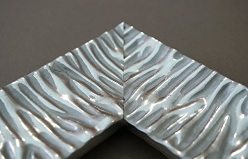 Spiegel Wandspiegel Badspiegel Flurspiegel Garderobenspiegel – Über 200 Größen – Bologna Silber 6,2 – Größe des Spiegelglases 60 x 130 – Wunschmaße auf Anfrage – Antik, Barock - 5