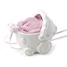 Produktbild Kinderwagen HERVIT Porzellan Weiße Blütenblätter Blume Rosa Gastgeschenk Mädchen Kleinkinder 25728