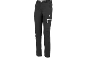 Izas - Pantalón de Senderismo para Mujer - Pantalón Trekking Impermeable y con Bolsillos de Cremallera - Bajo Ajustable Que Protege del Frío - Secado Rápido - Chamonix FW
