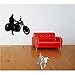 Produktbild Wand Vinyl Aufkleber Abziehbilder Kunst Wandbild Fahrrad Chopper Motorxycle Stunt Racing