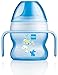 MAM Starter Cup with Soft Non Spill Spout (Blue)