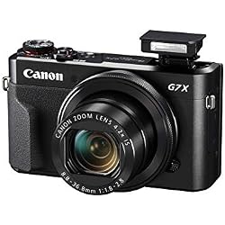 Canon Powershot G7X Mark II - Cámara Digital (32gb, procesamiento DIGIC, Sensor CMOS de 20.1 megapíxeles, vídeos 1080p) Negro, Kit con Tripod