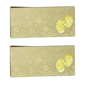 Krisah Pack of 50 pcs Beige Sagan/Shagun/Cash/Gift Paper Envelopes (50, Beige)