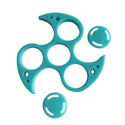 Bescita Without Bearing Frame Shell For Tri-Spinner Hand Spinner EDC Fidget Toy (Sky Blue)