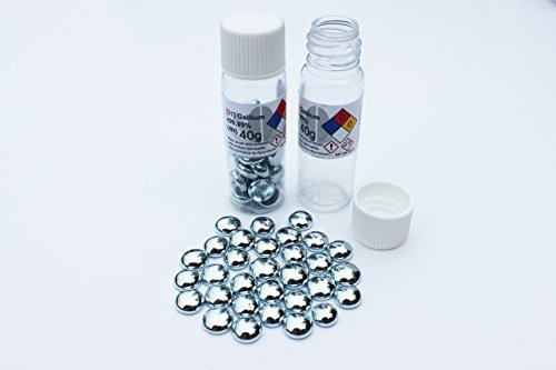 Gallium (4N) 99,99% pure, 40 g, UK und Bildung., first class Lieferung
