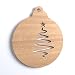 Produktbild 10x Weihnachtskugel Weihnachtsbaum Tannenbaum Weihnachten Chrismas Baumschmuck Form HolzBasteln Malen Dekoration Winterdeko Wohnen Holzanhänger