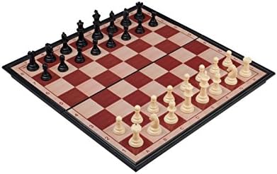 Magnetic Chess Set Wooden Chess Set Fold-up Wooden Chess Set Brains Chess Educational Chess Set