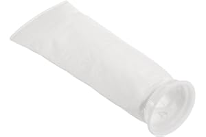 PATIKIL 4" Ring Filtersocken 150 Mikron Netztasche Schwimmbad Abschäumer Weiß