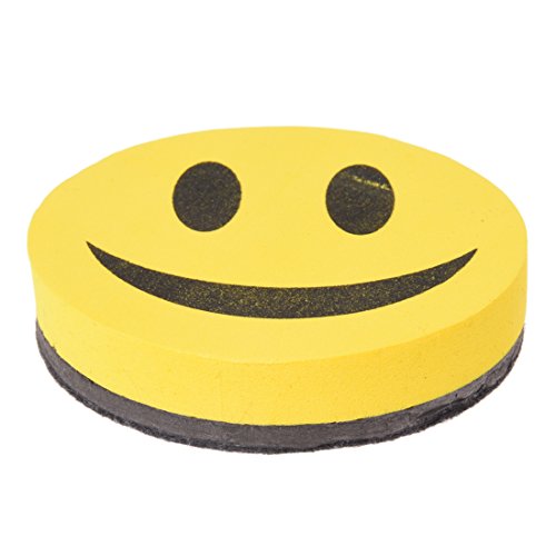 TOOGOO (R) Borrador Magnetico en Seco Sonrisa para Pizarra EVA Escuela Nuevo