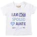 I'm Not Spoiled My Auntie Just Loves Me Boys Tshirt Baby Toddler Kids Available in Sizes 0-6 Months to 14-15 Years Nephew