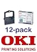 Value Pack of 12 Okidata Black Nylon Ribbon for Microline 320/321 Printers -5/6-Inch x 2 Yards RS.18176.00