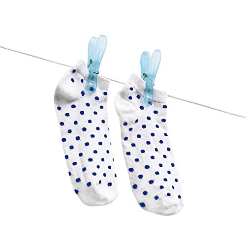 Relaxdays Wäscheleine ausziehbar mit automatischem Rollsystem und Aufrollautomatik für den Balkon oder Garten mit 1 Leine und einer gesamten Trockenlänge von 12 m aus Kunststoff mit Metallarm, weiß - 2