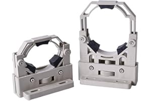 Startnow 2 Pz/lotto 50-80mm Laser Tubo Supporto Base di Montaggio Flessibile Supporto Lampada Staffa Regolabile in Plastica per CO2 Laser Macchina Ricambi (Universale)