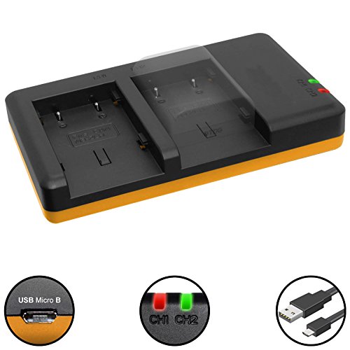 2 Batteries   Double Chargeur  USB  pour NB-2L   Canon EOS 350D 400D   Powershot G7  G9  S80      Legria  Vixia    - v  liste - Cable Micro-USB inclus