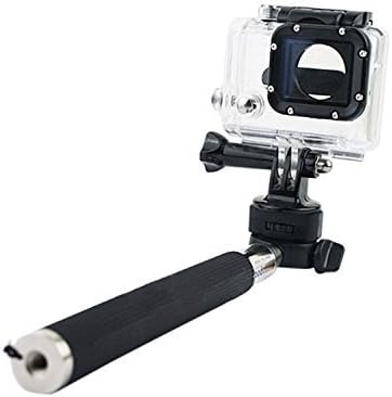 Superior Camera Selfie Stick with Tripod Mount Adapter - Monopod Selfie Stick compatible with GoPro SJ4000, SJ7000, H8, H9 & Sports cameras - Epiktec