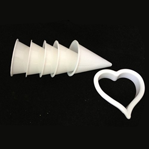 joyliveCY 6ST Zuckerglasur Kuchen dekorieren Fondant Paste Calla Lily Flower Cutter ehemalige - 5