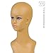 Produktbild Weiblicher Perückenkopf Modell Kopf Schaufensterkopf hautfarben Deko Kopf Frau Perücken Kopf Dekokopf