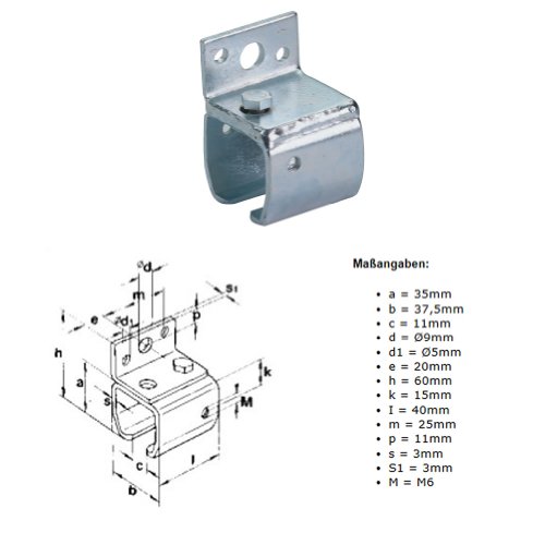 Wandhalterung Typ 10 Industrie
