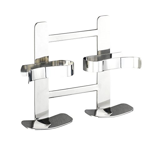 Wenko 22350100 Turbo-Loc Wand Shampoohalter Duo Clippsy Edelstahl glänzend 6 x 22 x 17.5 cm - 2