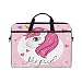 Produktbild Hunihuni Magisches Einhorn-Laptop, Umhängetasche, Aktentasche mit Tragegriff für Männer, Frauen, Jungen, Mädchen