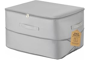 GAFUTOZM Casa Corner Sac de Compression Ultime - Spacemaster, Casacorner Sac de Compression Rangement pour Couette, Vêtements et Maison (Gris, L)