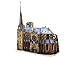 Produktbild UMBUM 255 - Gotische Kathedrale, Mittelalter, Premium 3D-Puzzle aus stabilem Karton, 82 Teile, detailgetreu und beidseitig bedruckt
