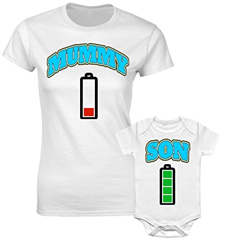 Superpraise Mother Mum Son Mummy Daughter Matching T Shirts Mummy