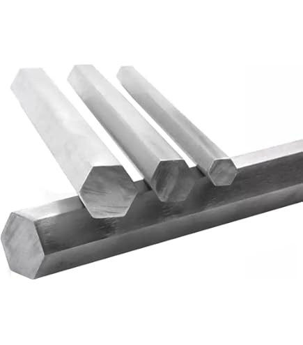 Barra Esagonale In Acciaio Inox 304 - Spazzolata, Larghezza 7mm, Lunghezza 500mm - Foto 4