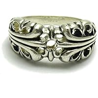 Sterling silber herren ring keltisch kreuz 925 Empress Größe 47 - 75