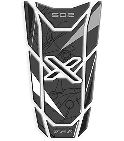ADESIVI RESINATI EFFETTO 3D PER MOTO COMPATIBILI CON Benelli TRK 502 X - Giallo - PROTEZIONI LATERALI