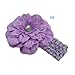 Peony Flower Hair Clips with Crochet Headbands for Baby Toddler Youth Girls
