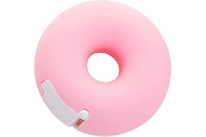 Jingyuu Distributeur de Ruban Adhésif,Dévidoir de Ruban Adhésif Forme de Donut avec 1 Ruban