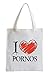 Produktbild I Love Pornos Fun Jutebeutel