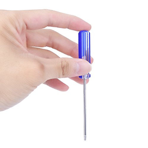 Blulu 3.8 mm 4.5 mm Sicherheitsbit Schraubendreher Werkzeug für NES SNES N64 Kartuschen-Systeme mit 2.5 Trigramm Schraubenzieher - 2