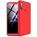 Produktbild MYLBOO Xiaomi Mi A2 Lite Hülle, [3 in 1] 360 Grad Ganzkörperschutz,[Anti-Scratch] [Stoßfest] Matte Ultra Slim PC Hard Case für Xiaomi Mi A2 Lite (Rot) (Schutzfolie Nicht enthalten)