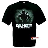 Algodón 100% Camiseta Call of Duty Black ops (Prestigio) (Talla: Talla M Unisex Ancho/Largo [53cm/72cm] Aprox], Tipo de Manga: Larga Unisex)