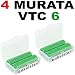 Produktbild enkvisten 4X Akku Murata VTC6-3120mAh 30A, Menge: 4 Stück inkl. 2 Boxen