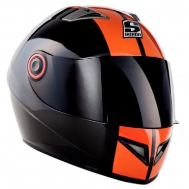 SOXON ST-666 Deluxe Night · Scooter Fullface-Helmet Urbano Urban Moto motocicleta Sport Casco Integrale Cruiser · ECE certificado · incluyendo parasol · incluyendo bolsa de casco · Negro · S (55-56cm)