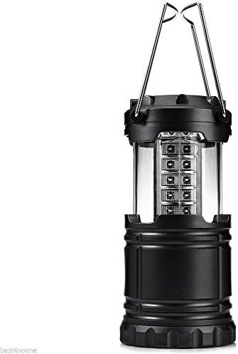 TDRSHINE Bright LED Lantern - Camping Lantern - for Hiking, Emergencies, Hurricanes, Outages, Storms, Camping - Multi Purpose - Black - Divine LEDs Gifts